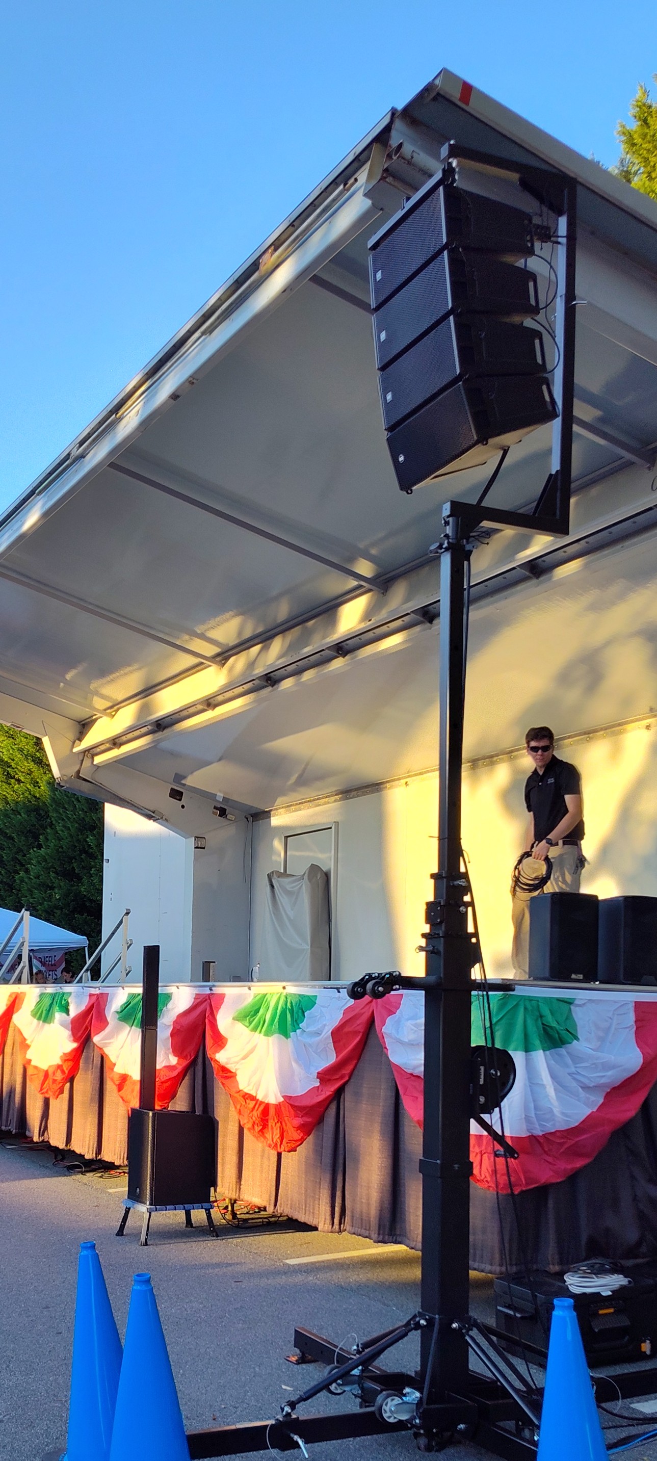 Prepping for Italian Festival
