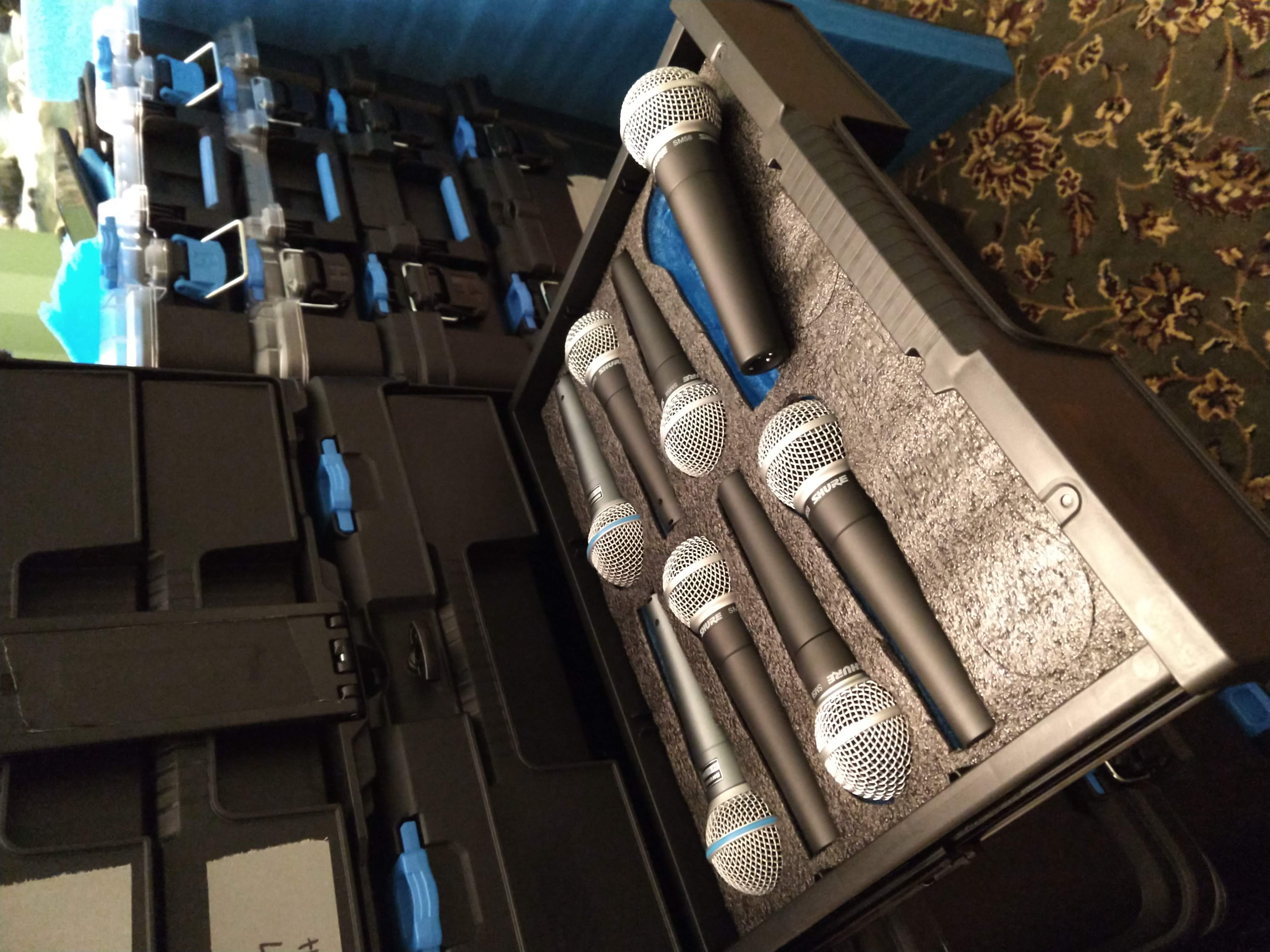The SM58 mic drawer