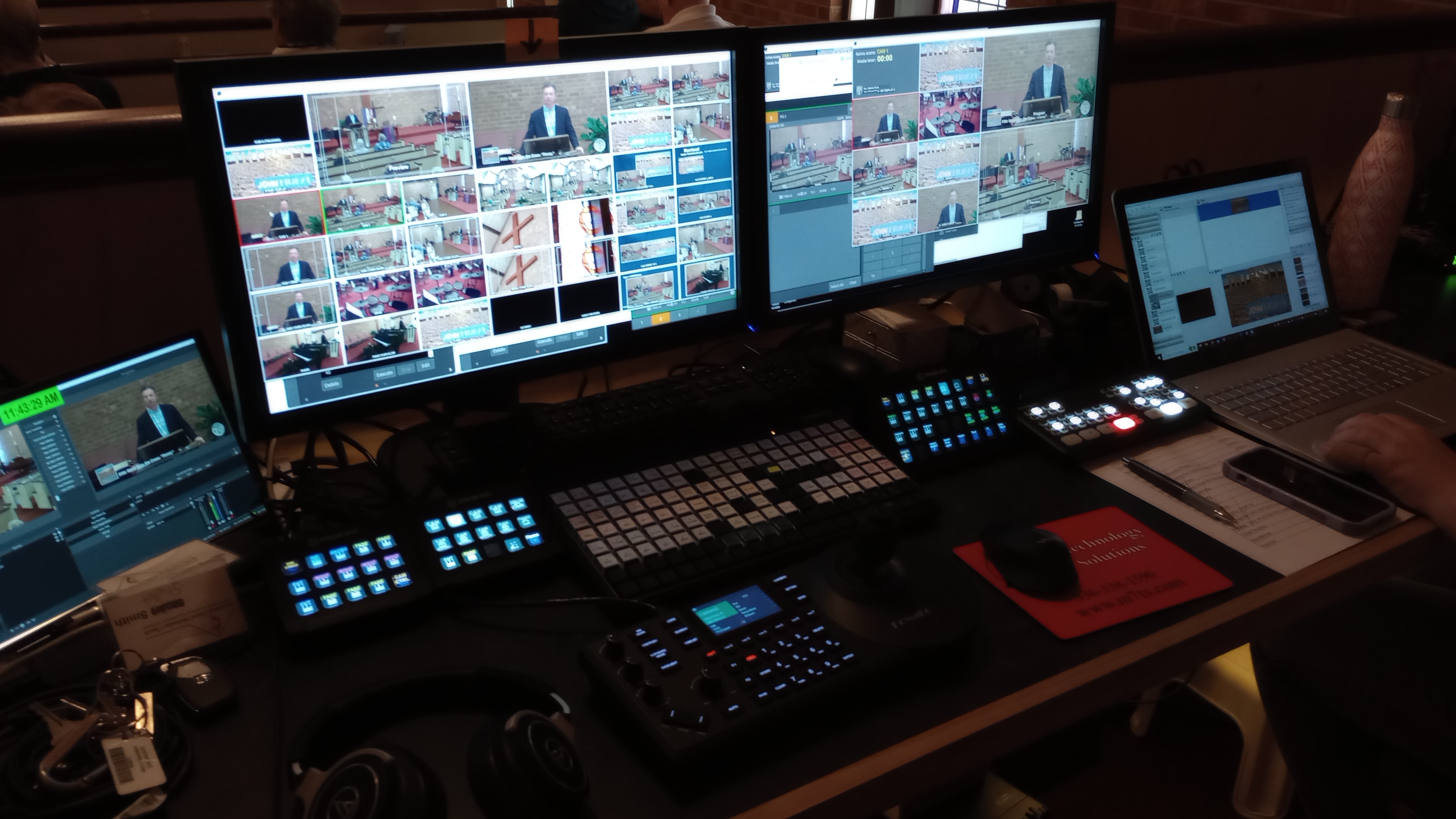 Low cost but highly effective multi-camera production system