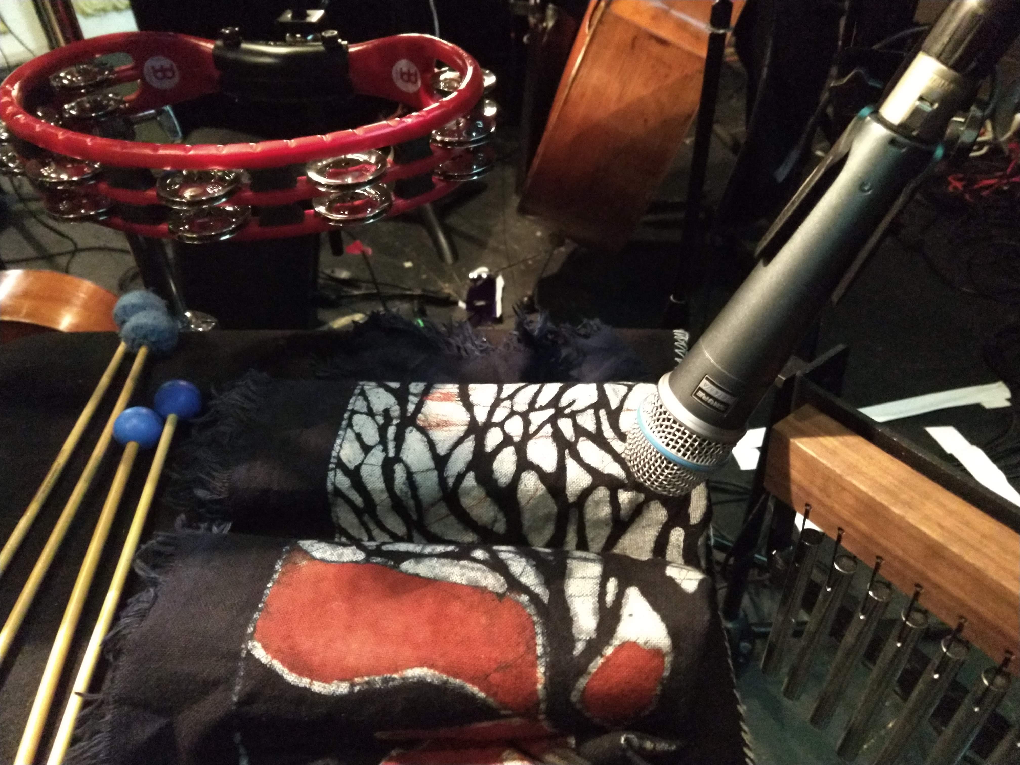 A supercardiod dynamic mic for these wood blocks